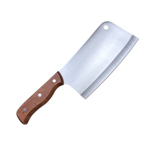 Satar cu maner din lemn, lama inox 17.5 cm, Ringen K - Img 2