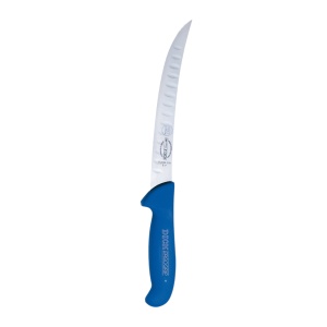 Cutit pentru macelari cu alveole, F.Dick ERGOGRIP, lama curbata 21 cm, 8.2425.21K