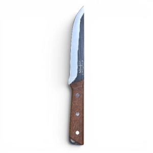 Cutit transare, maner lemn, lama 17 cm, KingGary
