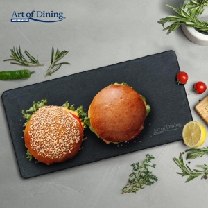 Platou ardezie dreptunghiular, 30x15 cm, Art of dining by Heinner - Img 2