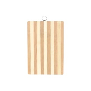 Tocator dreptunghiular bambus, 18x28cm, cu inel metalic, A-00621