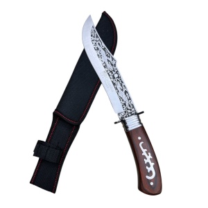 Cutit drumetie Columbia SABER, garda metalica, lama otel carbon, teaca inclusa
