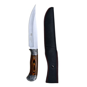 Cutit pentru drumetie Columbia SABER, lama 17 cm otel inoxidabil, teaca protectie inclusa - Img 3