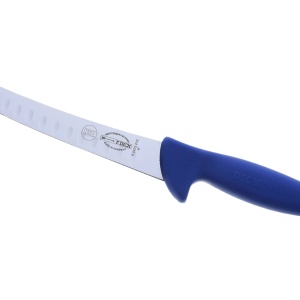 Cutit pentru macelari cu alveole, F.Dick ERGOGRIP, lama curbata 21 cm, 8.2425.21K - Img 2
