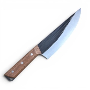 Cutit portionare, maner lemn, lama 21 cm, KingGary