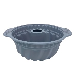 Forma din silicon termorezistent, pentru prajituri, 29 cm, Gri