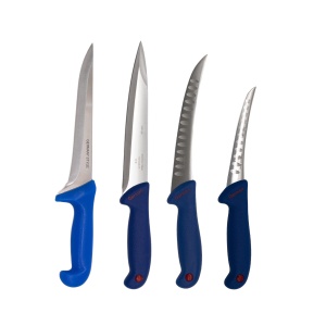 Set cutite macelarie 4 piese Germany Steel, feliere, transare si dezosare