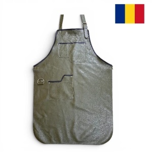 Sortul Mesterului, piele naturala premium, 90x60 cm, Verde