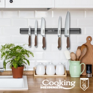 Suport magnetic pentru cutite, 49 cm, Chef Line, Cooking by Heinner - Img 3
