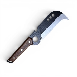 Cutit Explorer outdoor, maner din lemn, lama 14.5 cm, KingGary