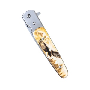 Cutit manual pentru buzunar GR142 Vultur KAVI ONE, lama 8 cm - Img 3