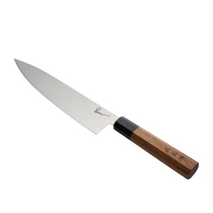 Set 6 cutite bucatarie stil japonez, maner Wa-handle, Inox - Img 2