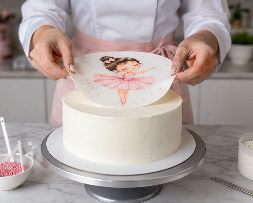 Kada postaviti jestivu sliku na tortu? Kompletan vodič za fondan, šlag, buttercream i ganache