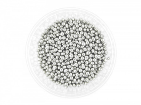 Dekorativne perle SREBRNE 3mm 50g