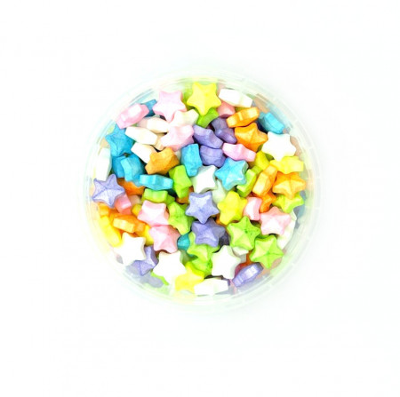 Dekorativne perle ZVEZDICE - SARENE 50g