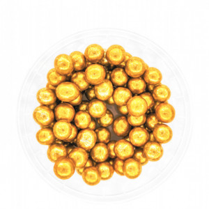 Dekorativne perle ZLATNE 10mm 50g