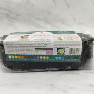Fondan masa crna 1kg Lora sweet