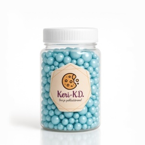 šećerne perle PLAVE 3, 5, 7, 10mm 80g