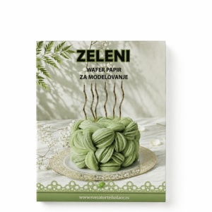 Zeleni wafer papir za modelovanje 10 kom