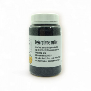Dekorativne perlice - CRNE 100g - Img 2