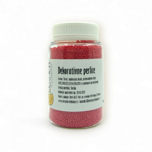 Dekorativne perlice CRVENE 100g - Img 2