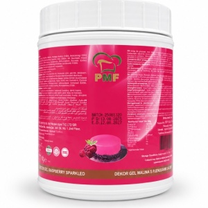 Malina glitter mirror glazura 1kg sjajna glazura sa šljokicama za torte