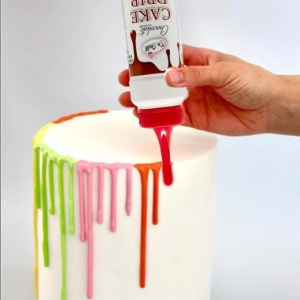 Dr.Gusto Cake Drip METALIK SREBRNA 250g - Img 2