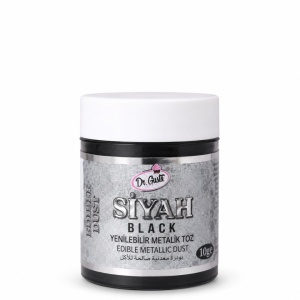 Dr.Gusto metalik CRNA boja u prahu 10g