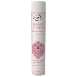 Dr. Gusto velvet sprej bebi pink 250ml – baršunasti sprej za dekoraciju torti i kolača