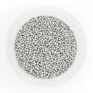 Dekorativne perle SREBRNE 2mm 50g