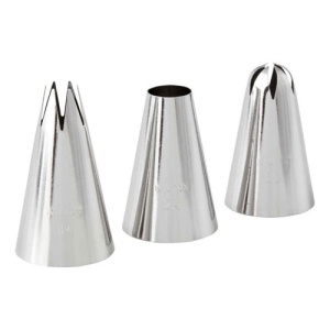 Wilton nastavci za šlag set 1M 2D 2A inox nastavci za dekoraciju torti