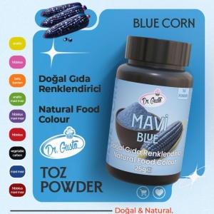 Dr. Gusto PLAVA prirodna prehrambena boja – 25g