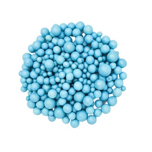 Jestive dekorativne perle PLAVE 3-5-9mm 50g