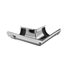 Colțar exterior 90° cu brățări - Zinc