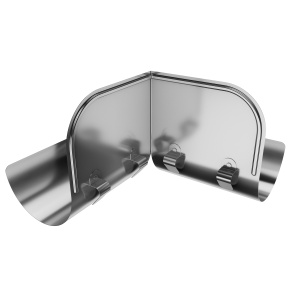 Piesă preaplin 90° - Zinc