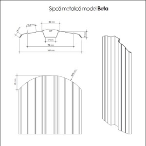 Șipcă metalică - Beta - Img 4