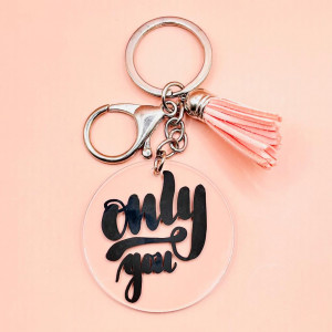 Breloc Only You minimalist
