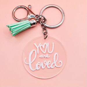 Breloc You Are Loved minimalist