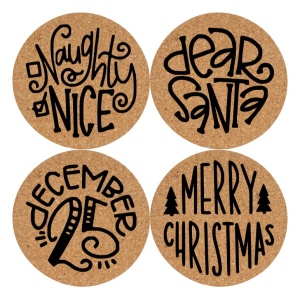 Set coastere Dear Santa