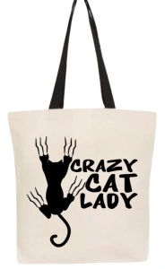 Tote bag Crazy Cat Lady