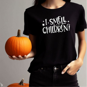 Tricou femei I Smell Children negru
