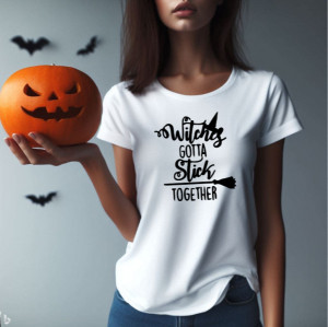 Tricou femei Stick Together alb