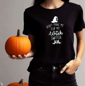 Tricou femei Witch Switch negru