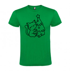 Tricou Pisică verde