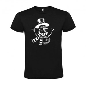 Tricou Snow Place Like Home negru