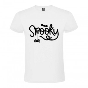 Tricou unisex Spooky alb