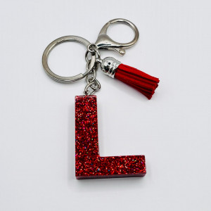 Breloc personalizat hand-made din rasina epoxidica Let's Sparkle!