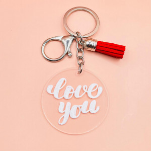 Breloc Love You minimalist