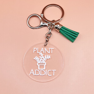 Breloc Plant Addict minimalist