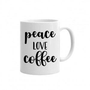 Cană Peace Love Coffee